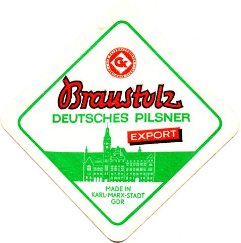 chemnitz c-sn braustolz raute 2a (190-deutsches pilsner-grnrot)